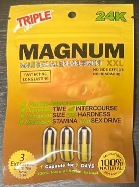 Magnum: 24k Triple Pack Male Enhancement