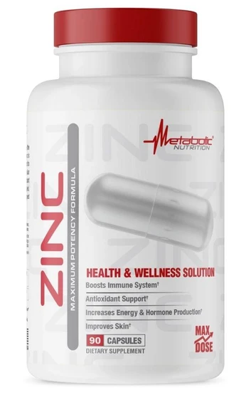 Metabolic Nutrition: Zinc, 90 Capsules