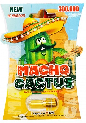 Macho Cactus: 300,000 Male Enhancement