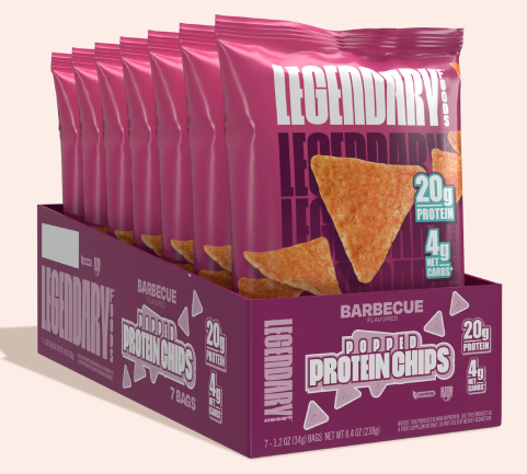 Legendary Foods: Popped Protein Chips, Barbecue Flavor