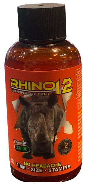Rhino: 12 Titanium 35000 Liquid Shot