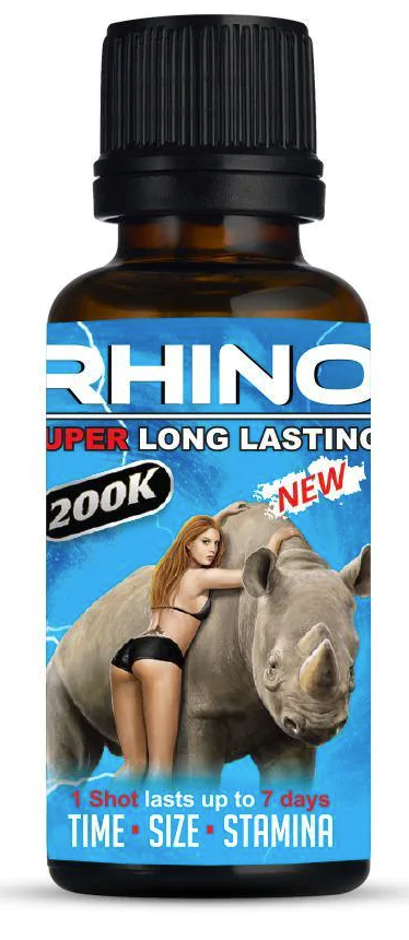 Rhino: 200k Super Long Lasting Liquid Shot