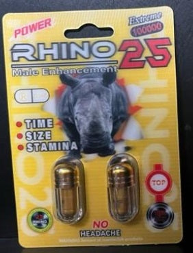 Rhino 25 Extreme 100000 Male Enhancement