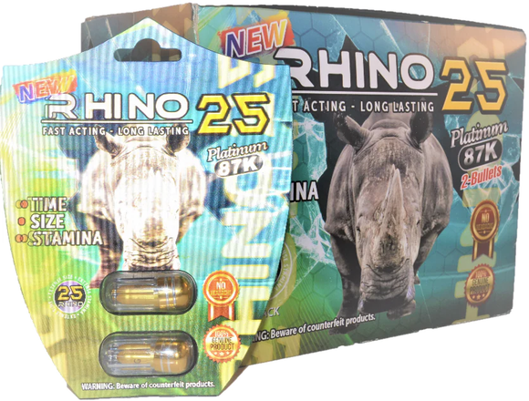 Rhino: Rhino 25 Platinum 87K Double