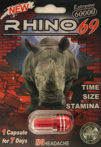 Rhino: Rhino 69 Extreme 60000 Male Enhancement