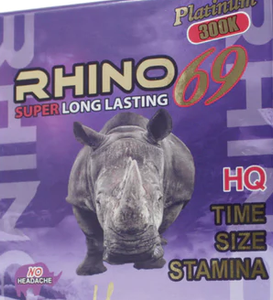 Rhino: Super Long Lasting Platinum 300k Honey with Blueberry Extract