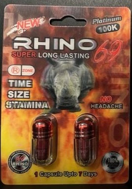Rhino69 Platinum 100k Double Capsule