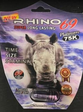 Rhino: 69 Super Long Lasting Platinum 75k