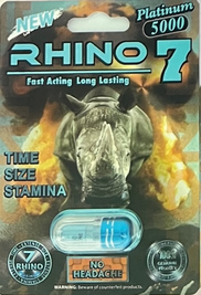 Rhino: Rhino 7 Platinum 5000 Male Enhancement