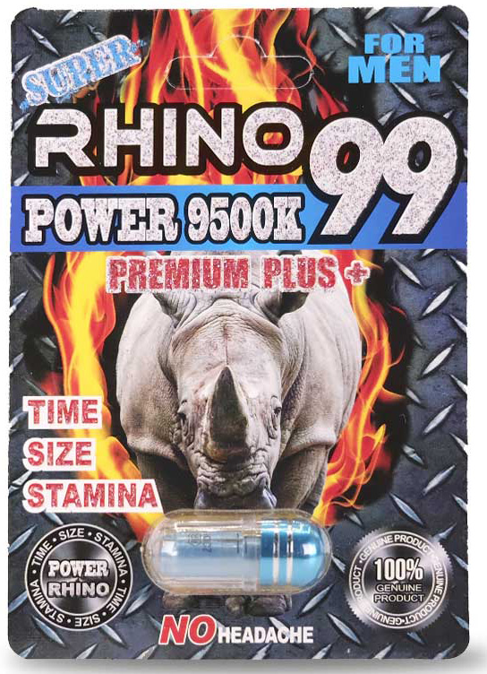 Rhino: 99 Power 9500k Male Ehancement