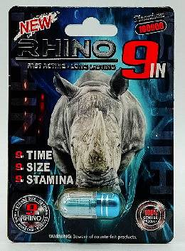 Rhino 9in Titanium 100000 Male Enhancement