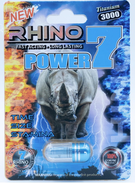 Rhino: Rhino Power7 Titanium 3000 Male Enhancement