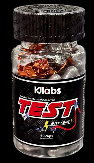 KJlabs: Test Battery, 60 Capsules