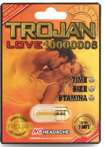 Trojan: Love 1000000S Gold Package Male Enhancement