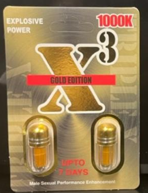 X3 Gold Edition Triple X 1000K Double Capsule